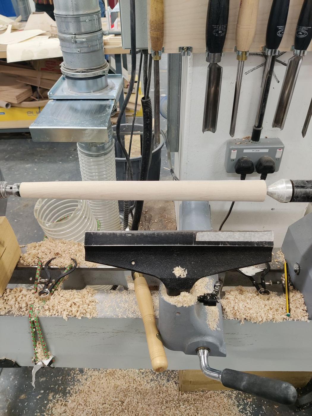 Turning on the lathe