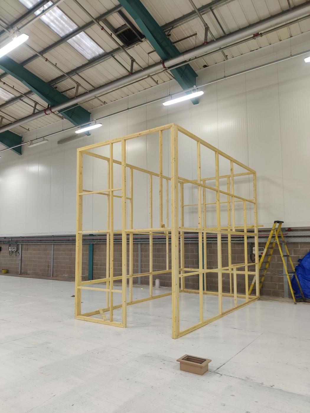 Standing timber frame structure